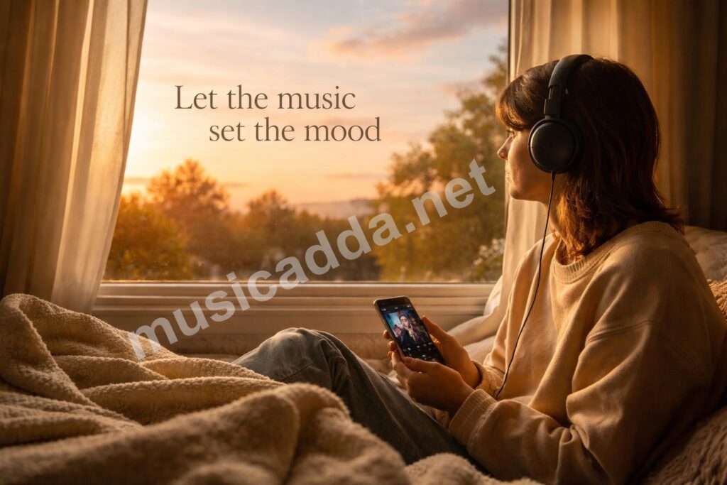 Aesthetic music captions hero lifestyle