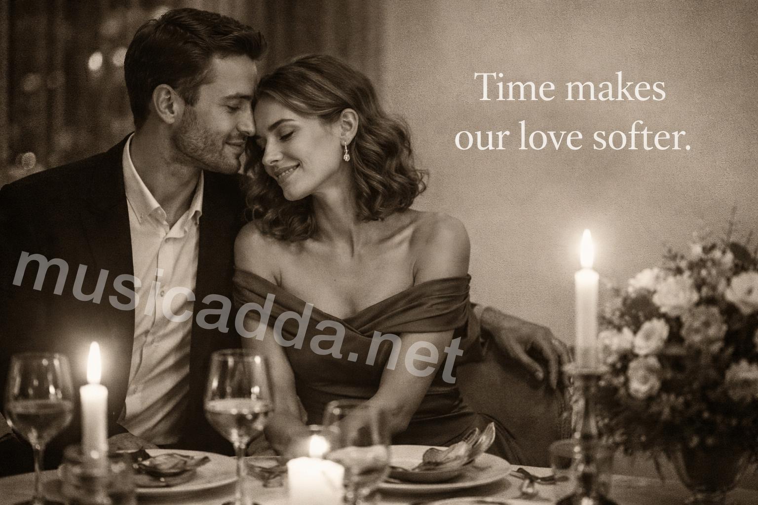 Anniversary couple vintage photo love quote