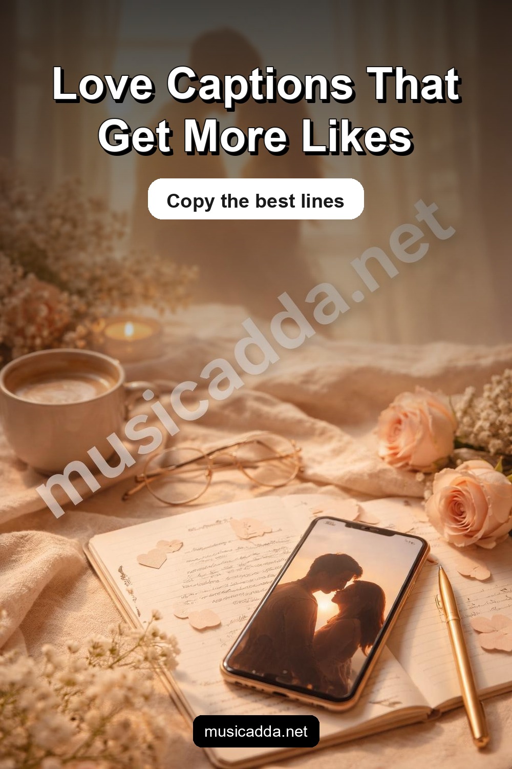 Pinterest image for Best Love Captions for Instagram Posts That Get More Likes