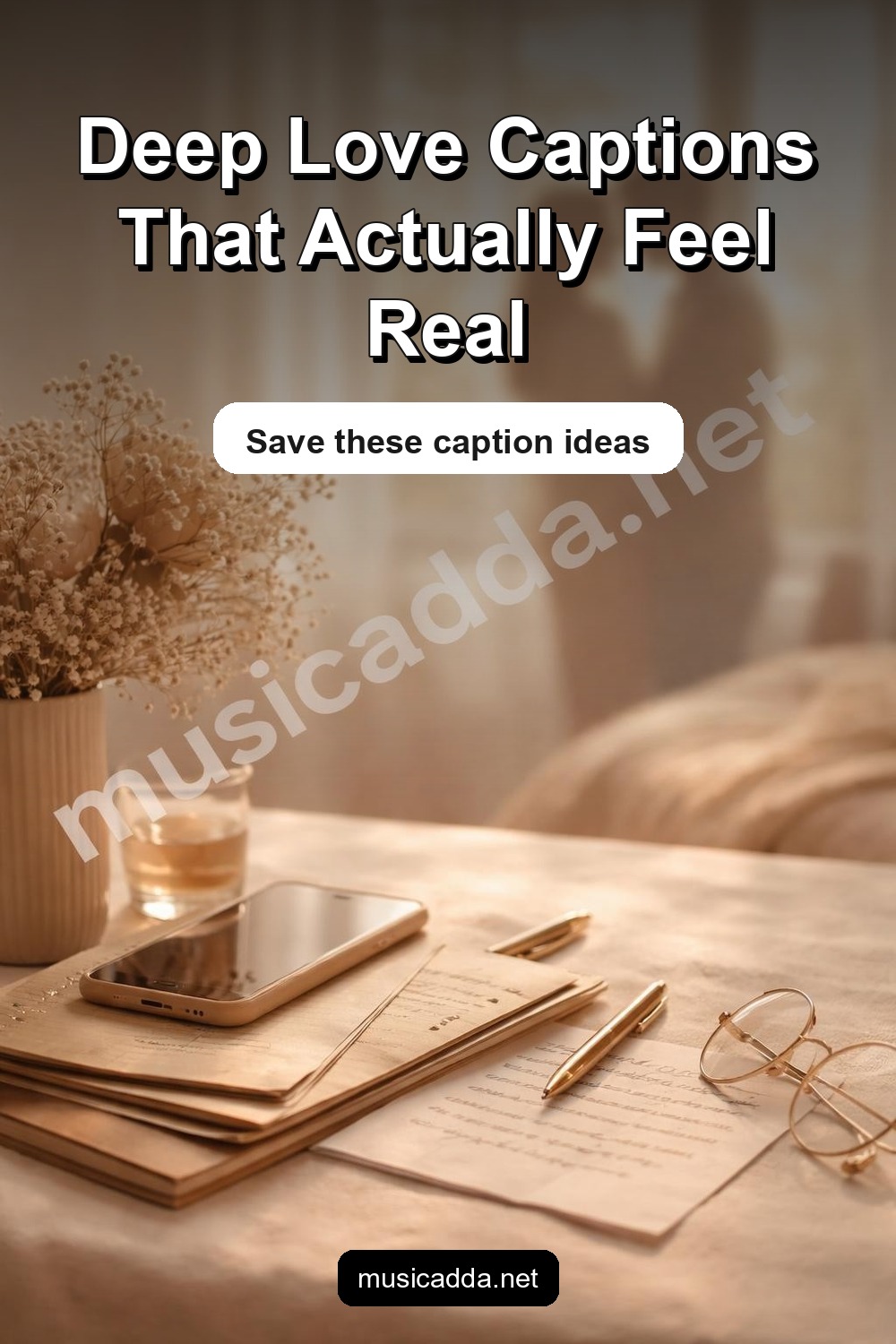 Pinterest image for Deep Love Captions That Express Real Feelings