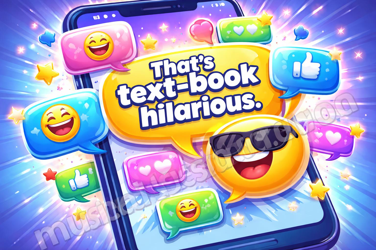 Everyday chat pun bubble burst