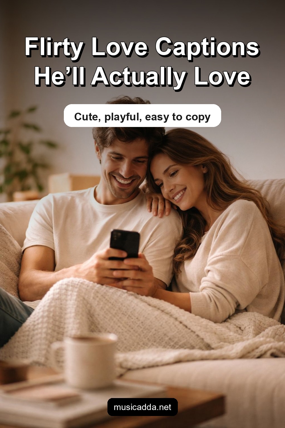 Pinterest image for Flirty Love Captions to Impress Your Boyfriend Today