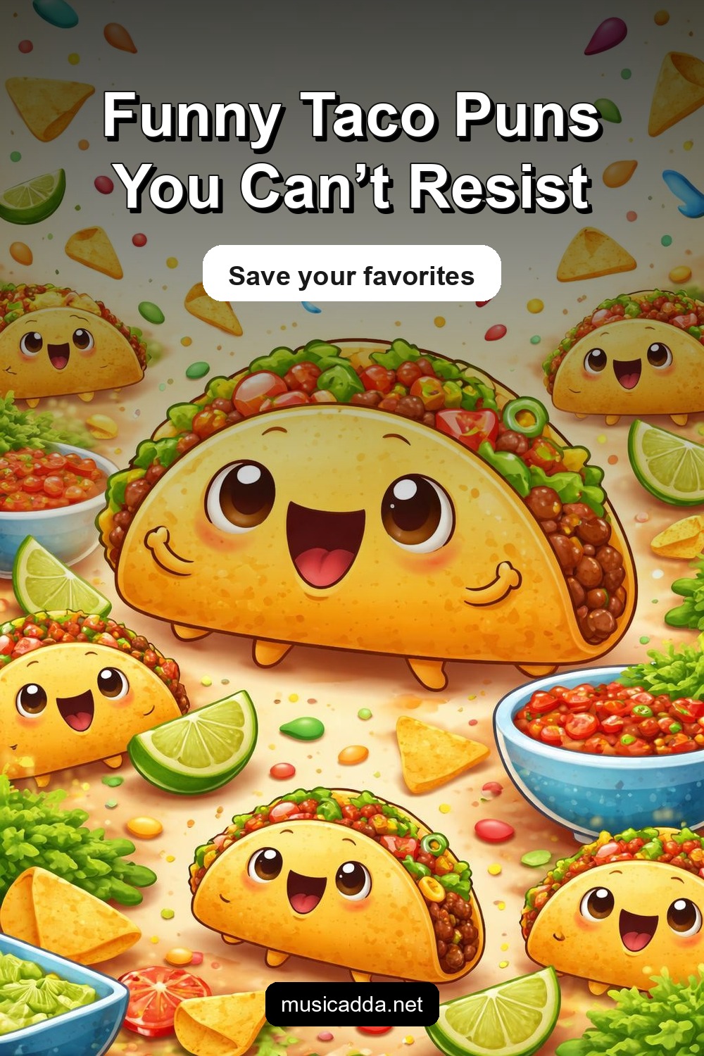 Pinterest image for Funny Taco Puns You Can't Resist