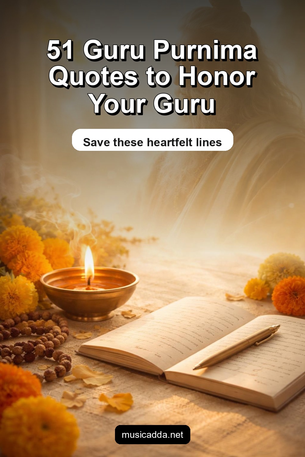 Pinterest image for 51 Guru Purnima Quotes to Thank and Honor Your Guru