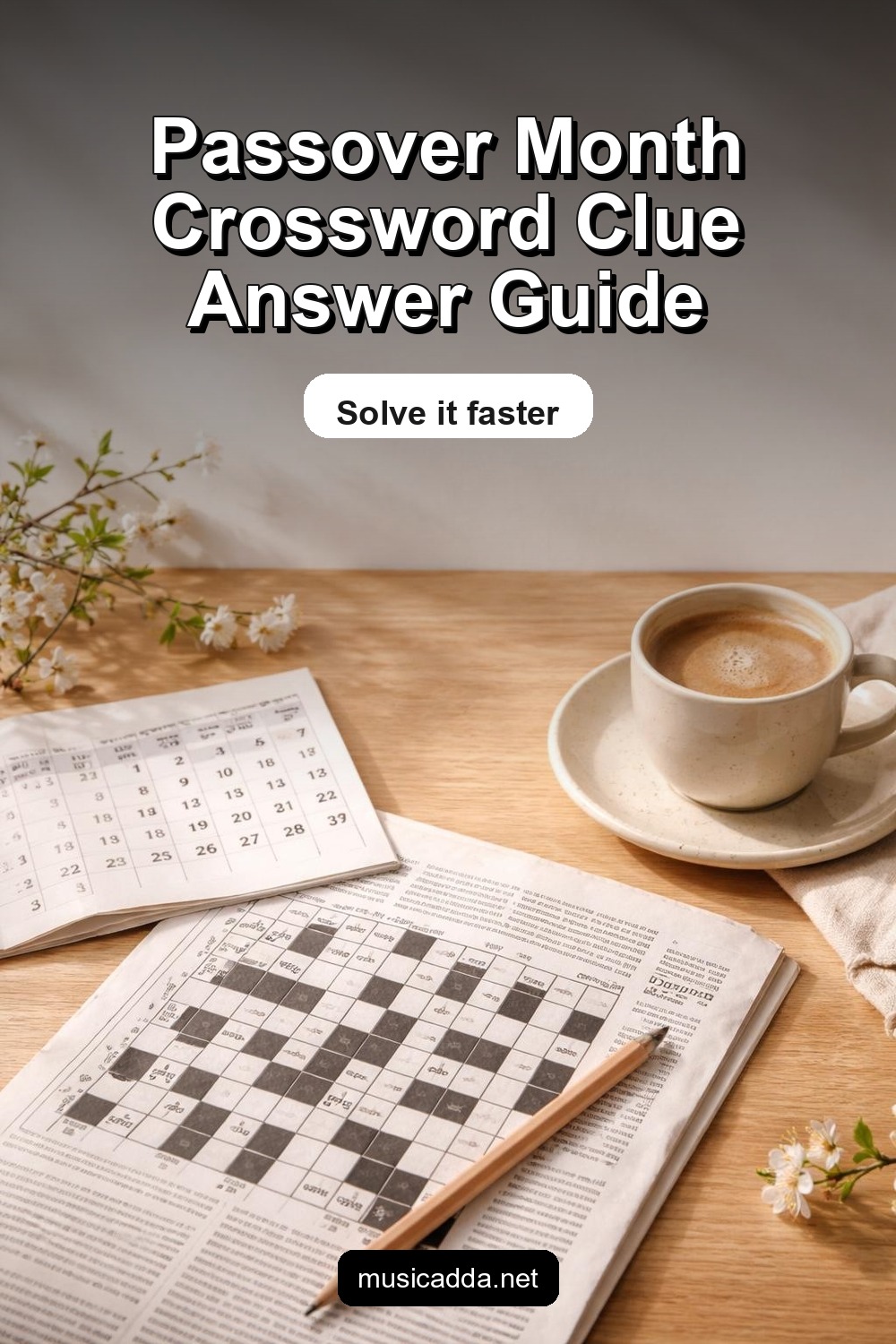 Pinterest image for Passover Month Crossword Clue Explained