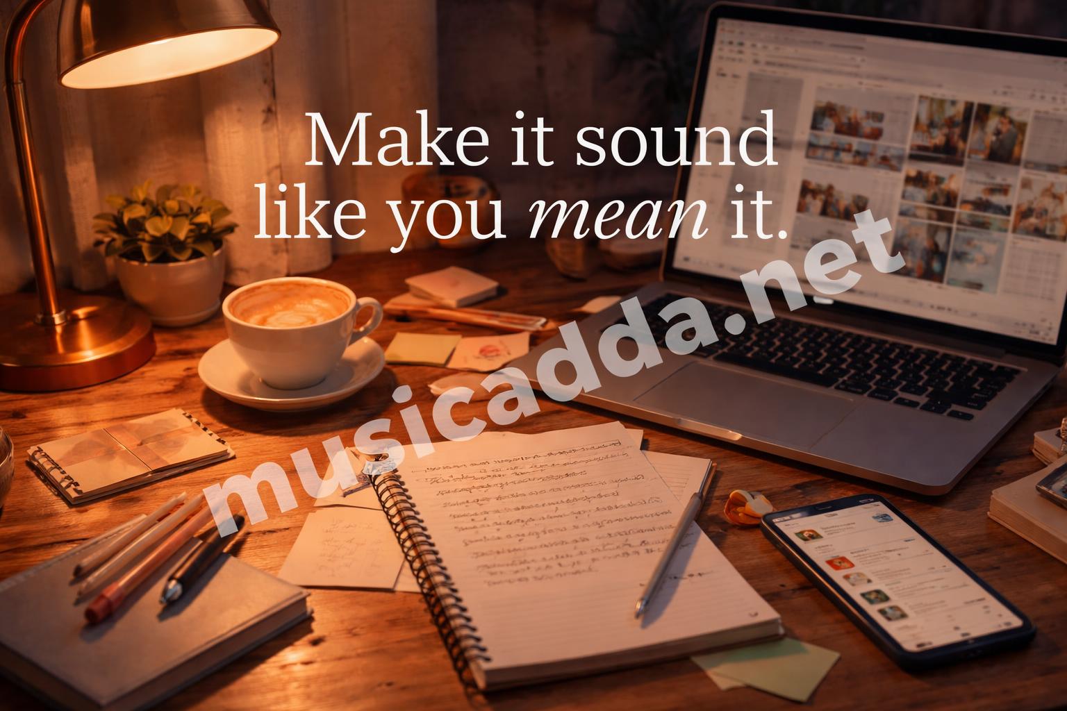 Personalized crush caption social post style