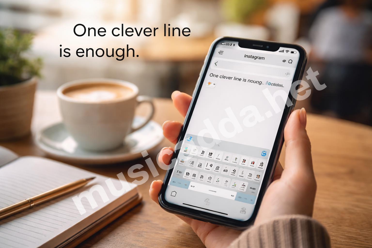 Punny compliments smartphone notes