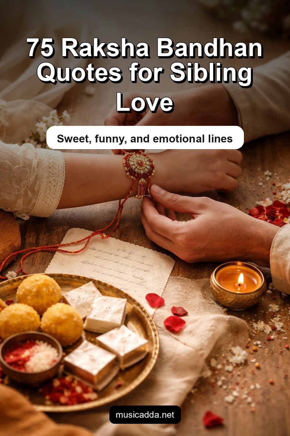 Pinterest image for 75 Raksha Bandhan Quotes That Celebrate Sibling Love