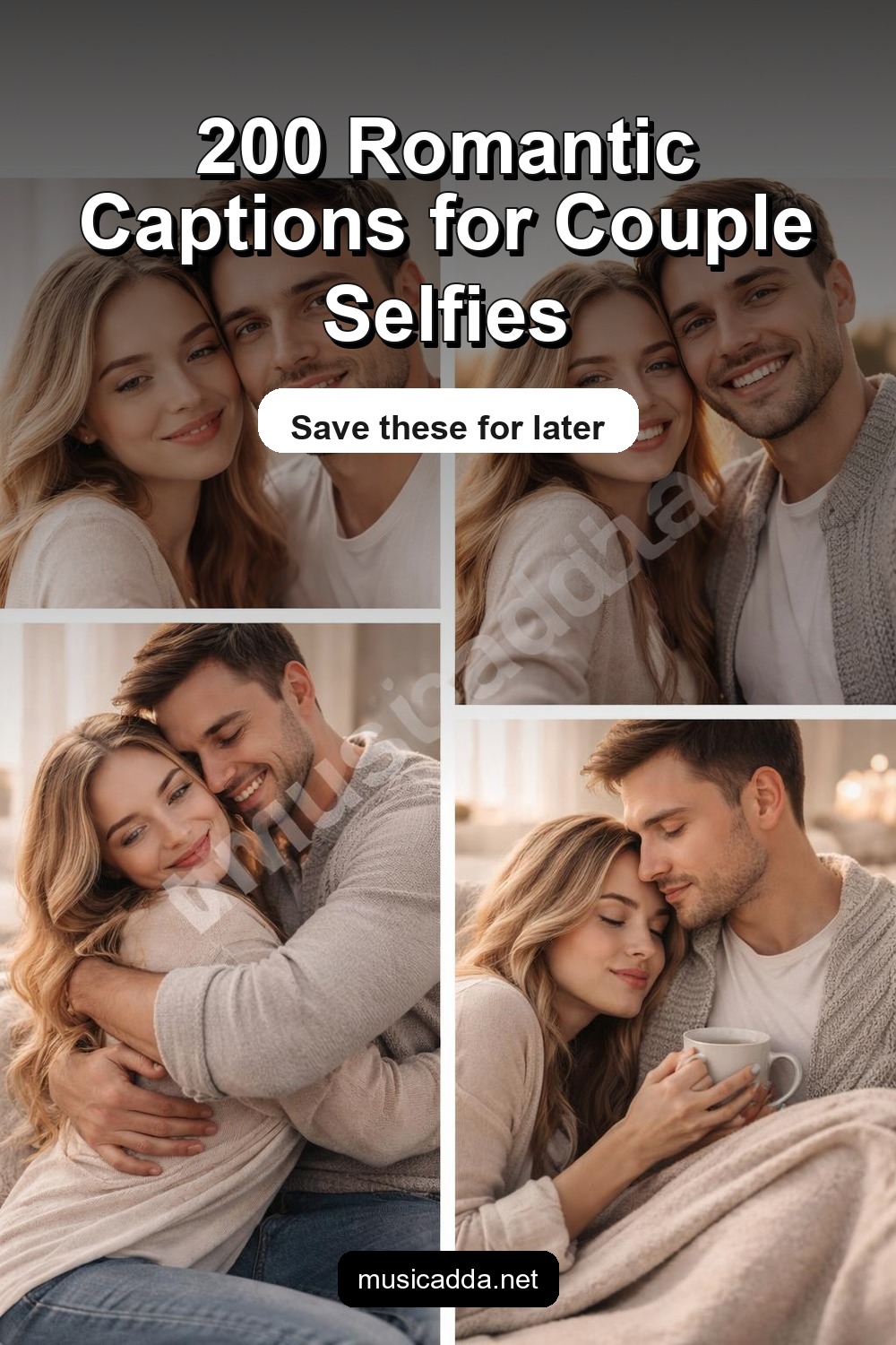 Pinterest image for 200 Romantic Love Captions for Selfies With Your Partner