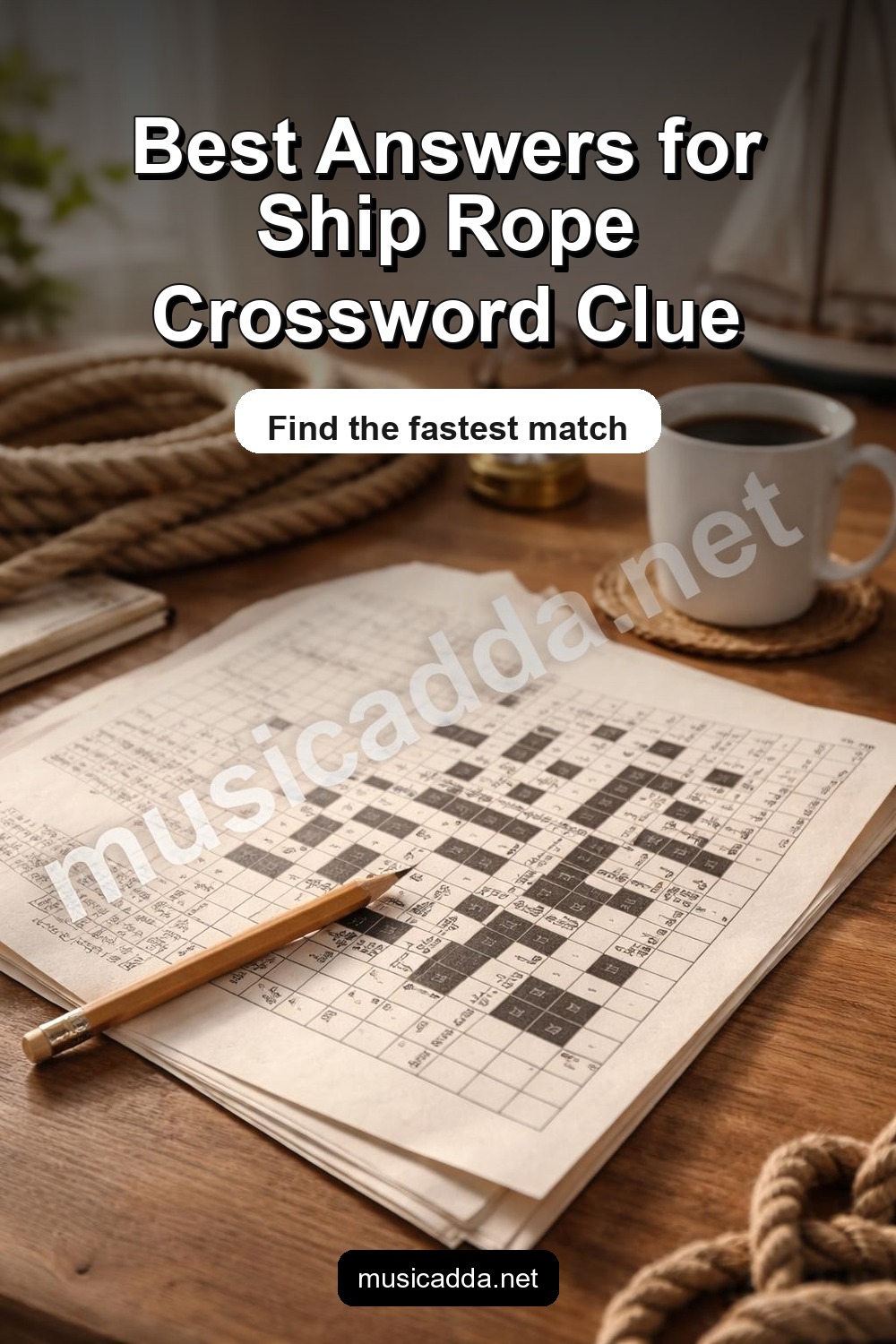 Pinterest image for Ship Rope Crossword Clue Solver: Best Possible Matches