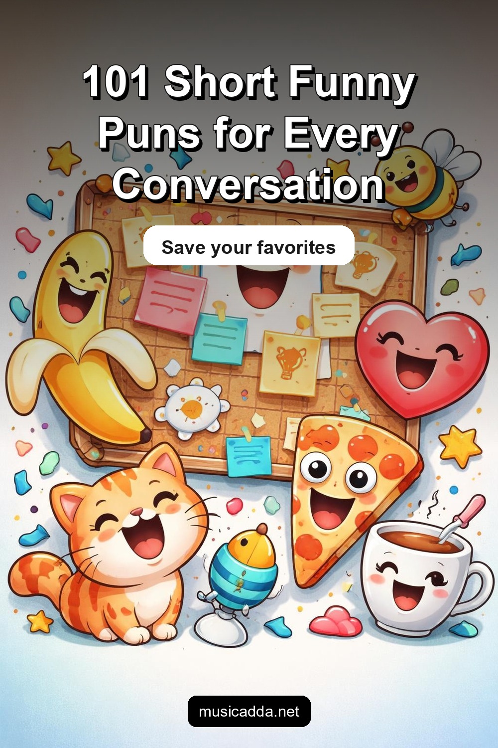 Pinterest image for 101 Short Funny Puns Perfect for Every Conversation
