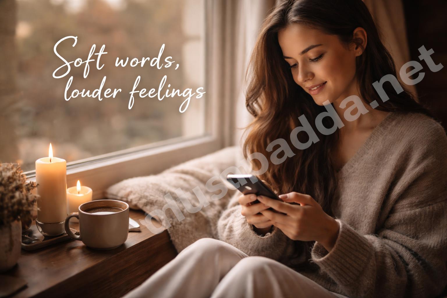 Soft romantic social media captions lifestyle