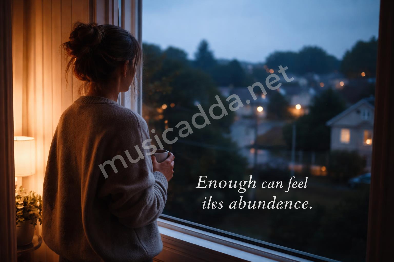 Wealth contentment evening editorial lifestyle