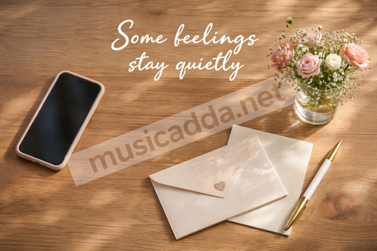 Whatsapp status flatlay love notes flowers
