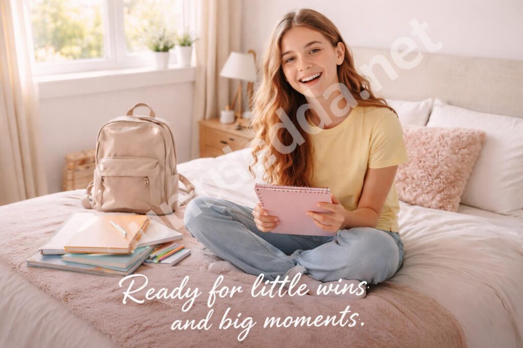 Cute first day school backpack photo