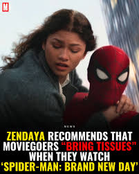 Moviegoers watching Spider-Man Brand New Day in IMAX theater