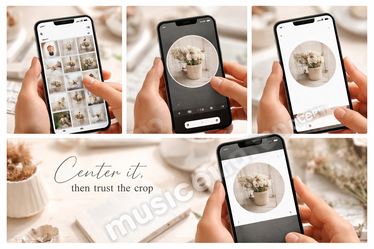 Instagram highlight cover crop adjustment