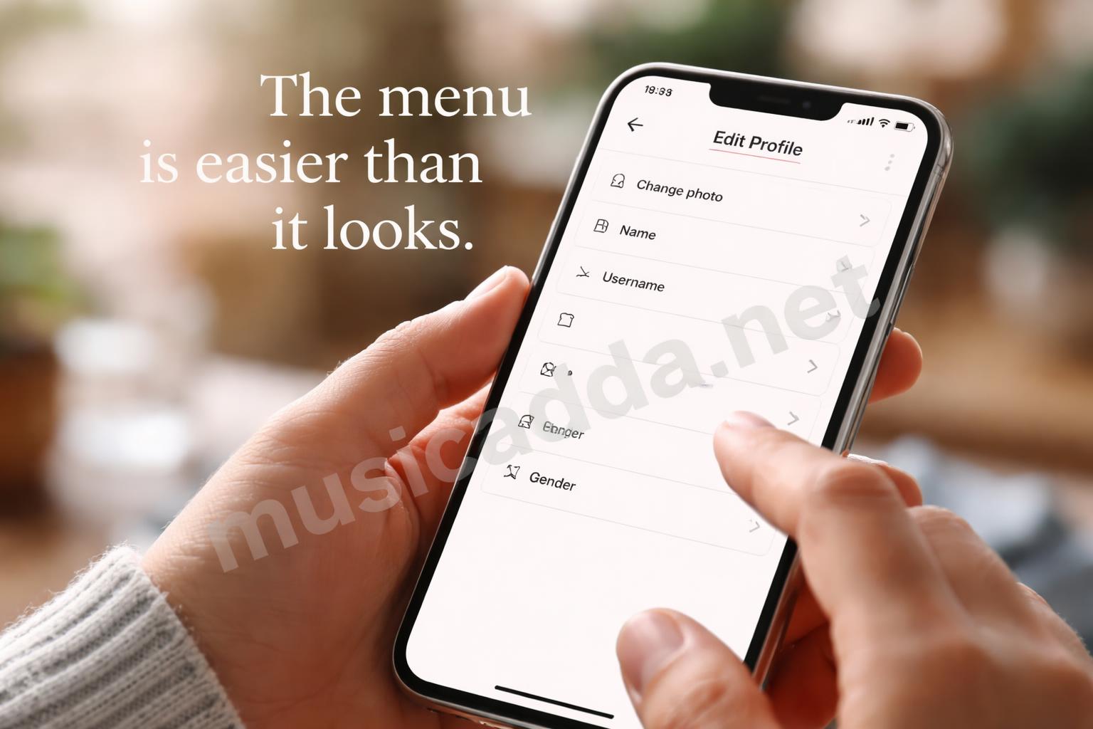 Instagram highlight edit menu screen