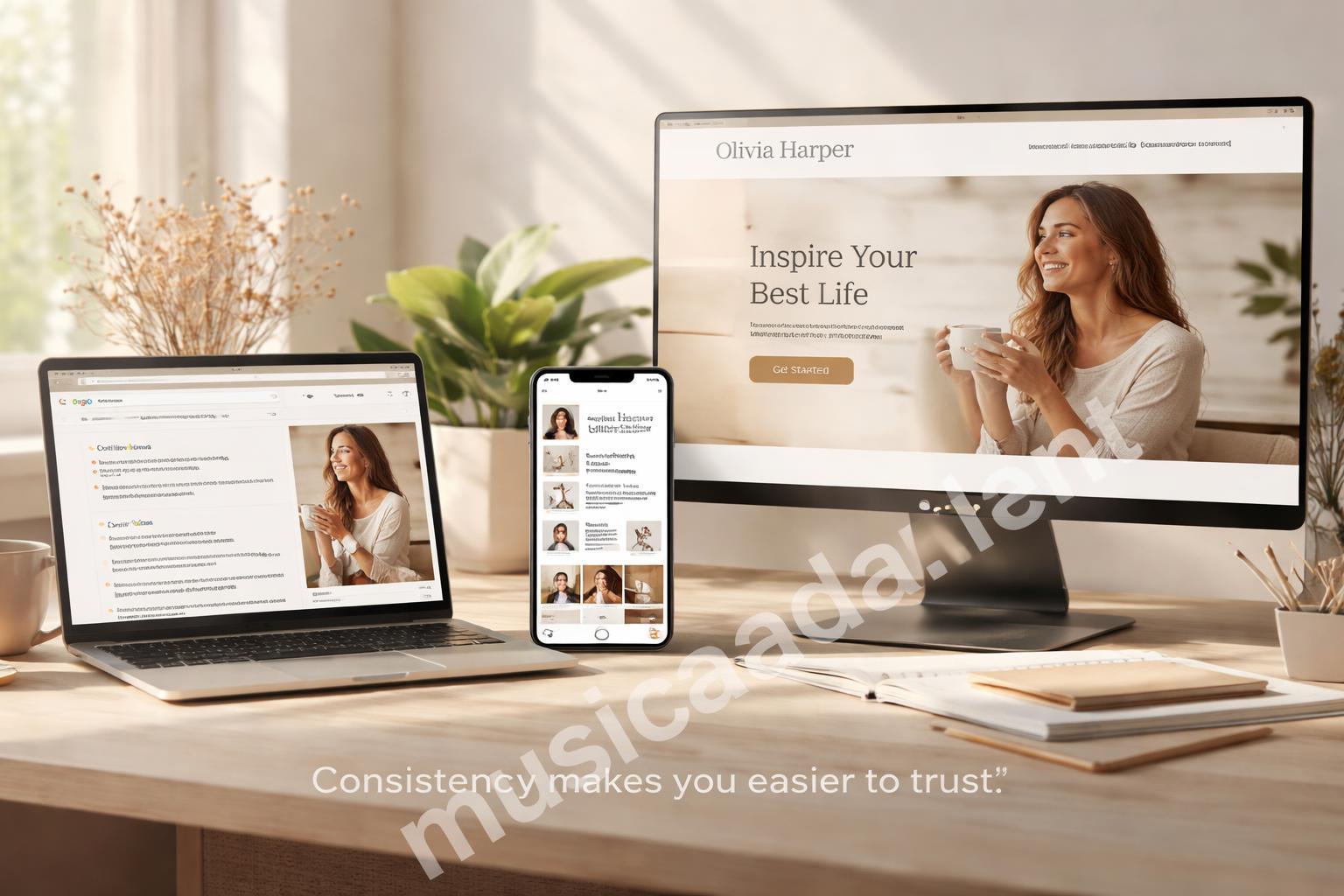 Instagram search results and brand consistency