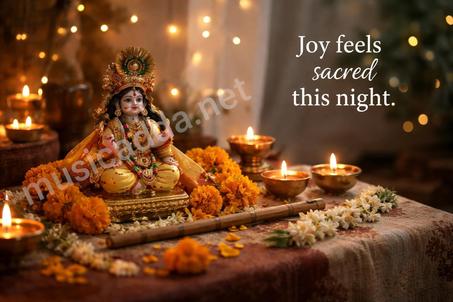 Janmashtami hero lifestyle quote board