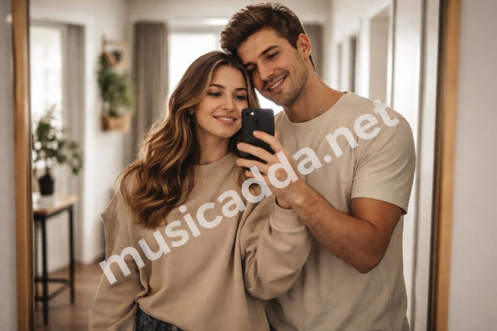 Mirror selfie couple captions hero
