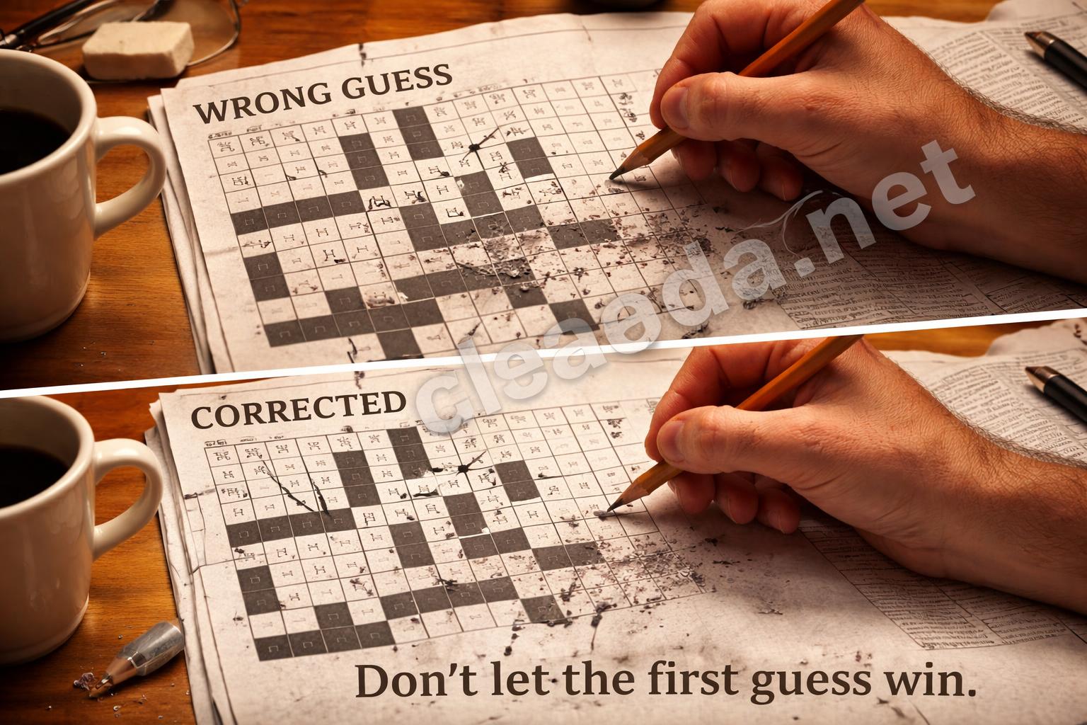 Mistakes solving like a sage clue