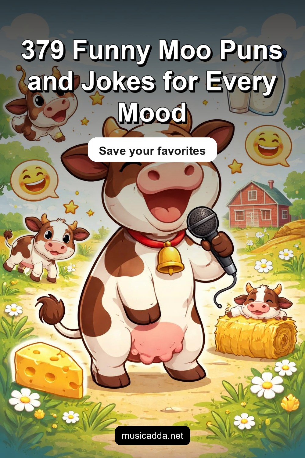 Pinterest image for 379 Funny Moo Puns and Jokes