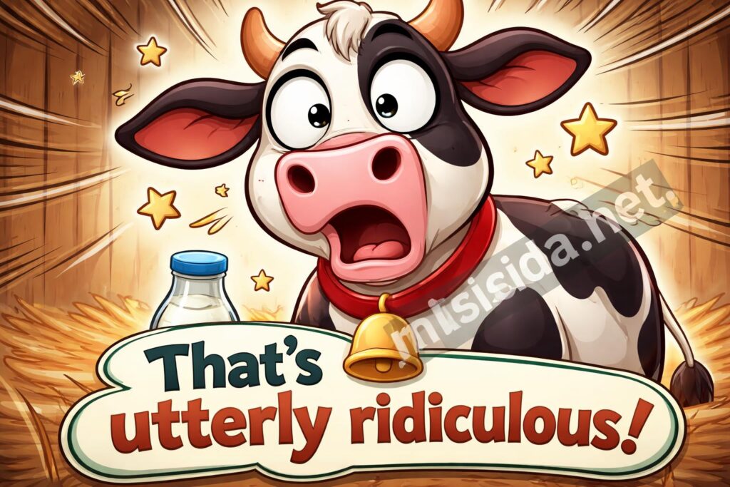 Moo puns udderly hilarious cartoon