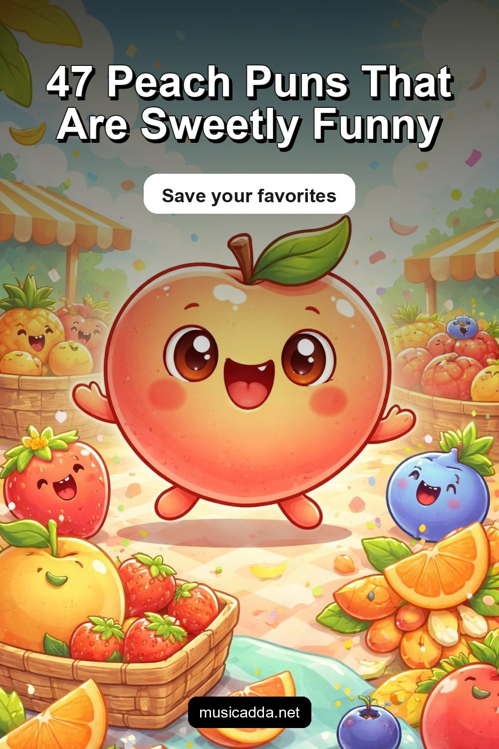 Pinterest image for 47 Peach Puns That Are Simply the Sweetest