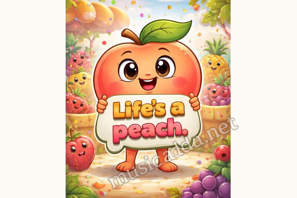 Peach puns sweetest cartoon hero