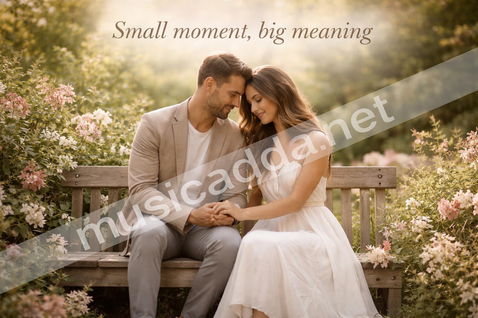 Private garden proposal love caption