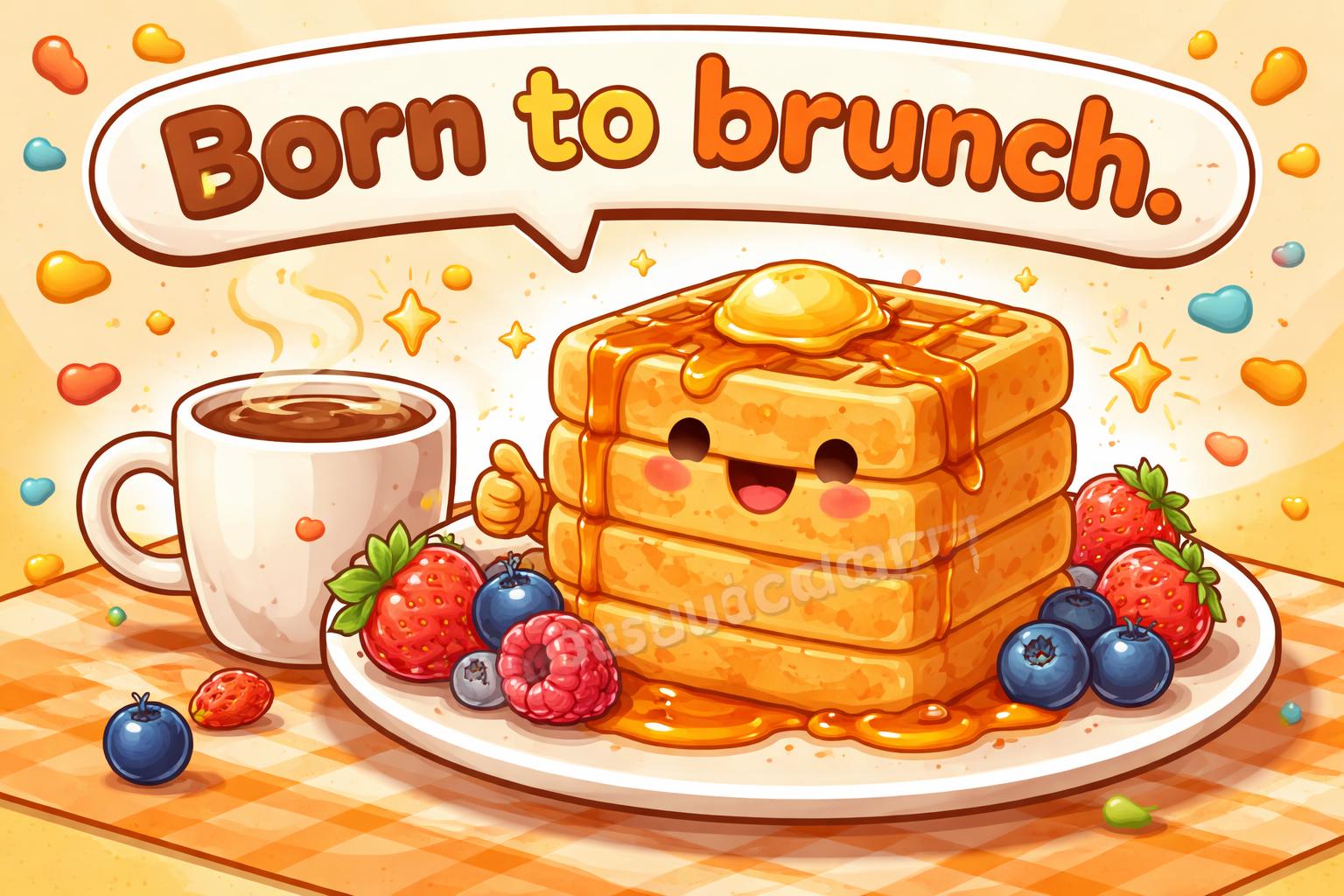Waffle puns final lifestyle cartoon
