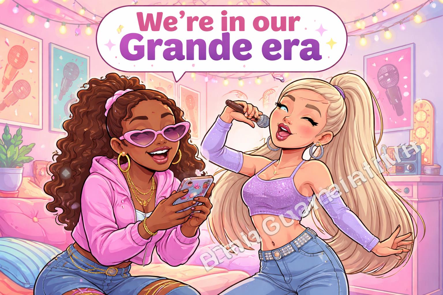Ariana grande fan chat pun interaction
