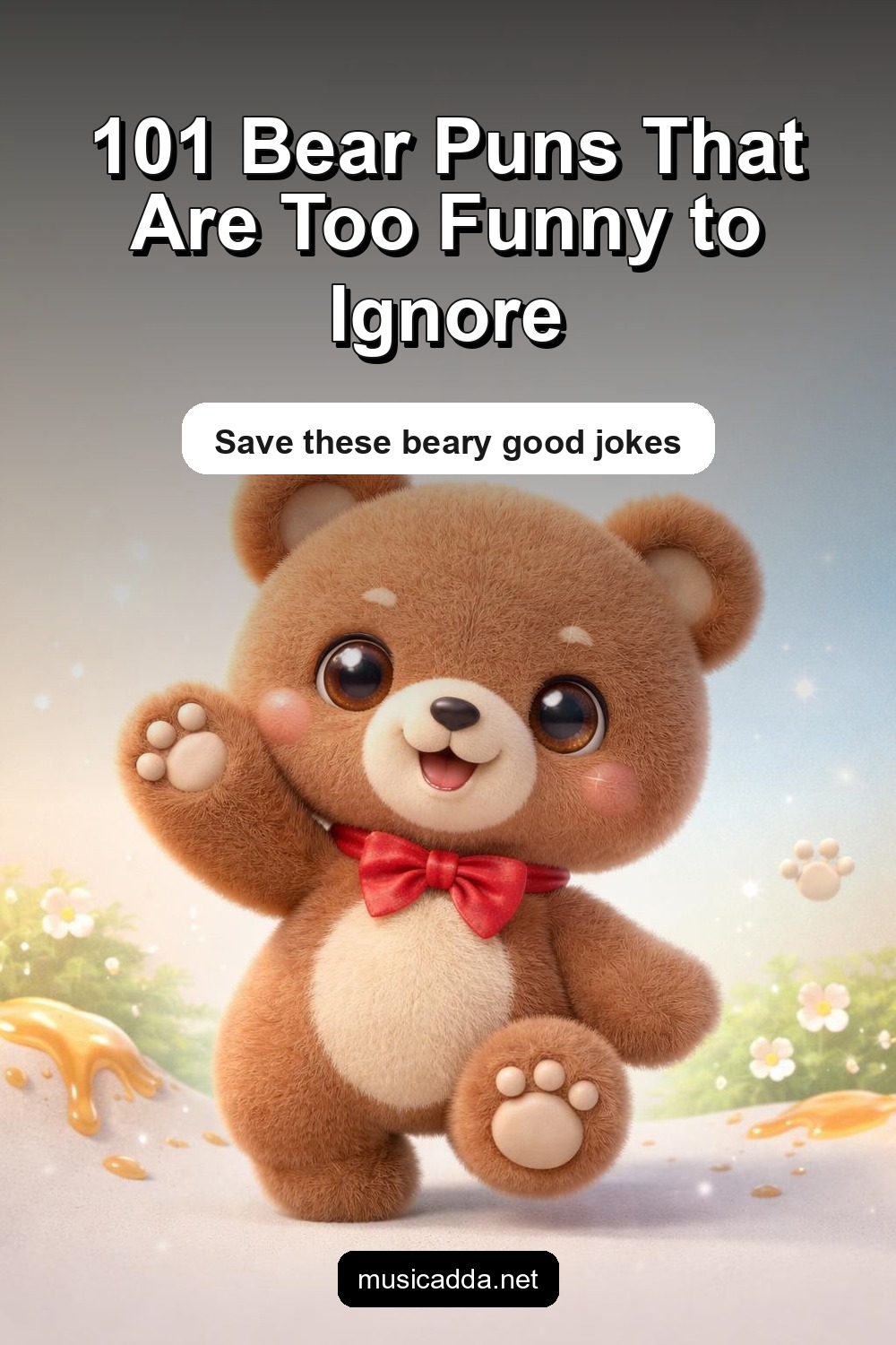 Pinterest image for 101 Bear Puns That Are Un-Bear-Ably Funny
