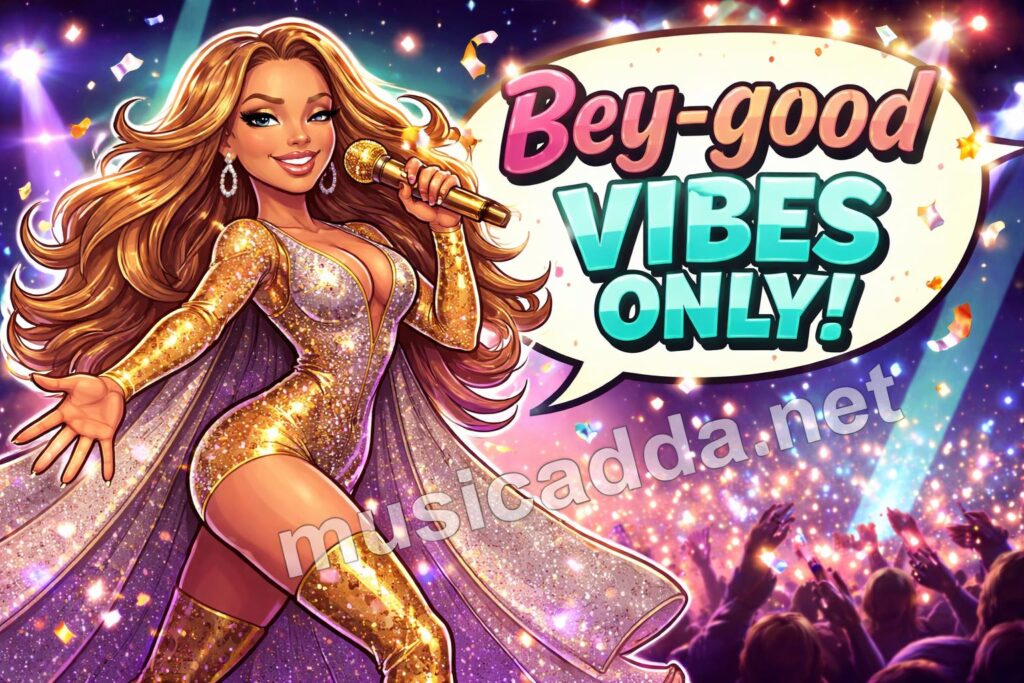 Beyonce puns hero cartoon