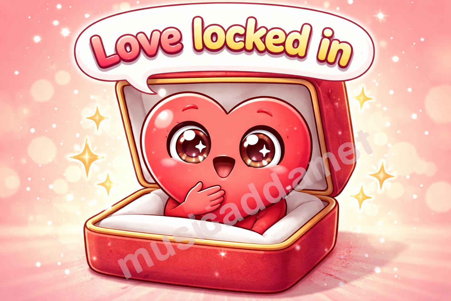 Blushing ring box pun cartoon