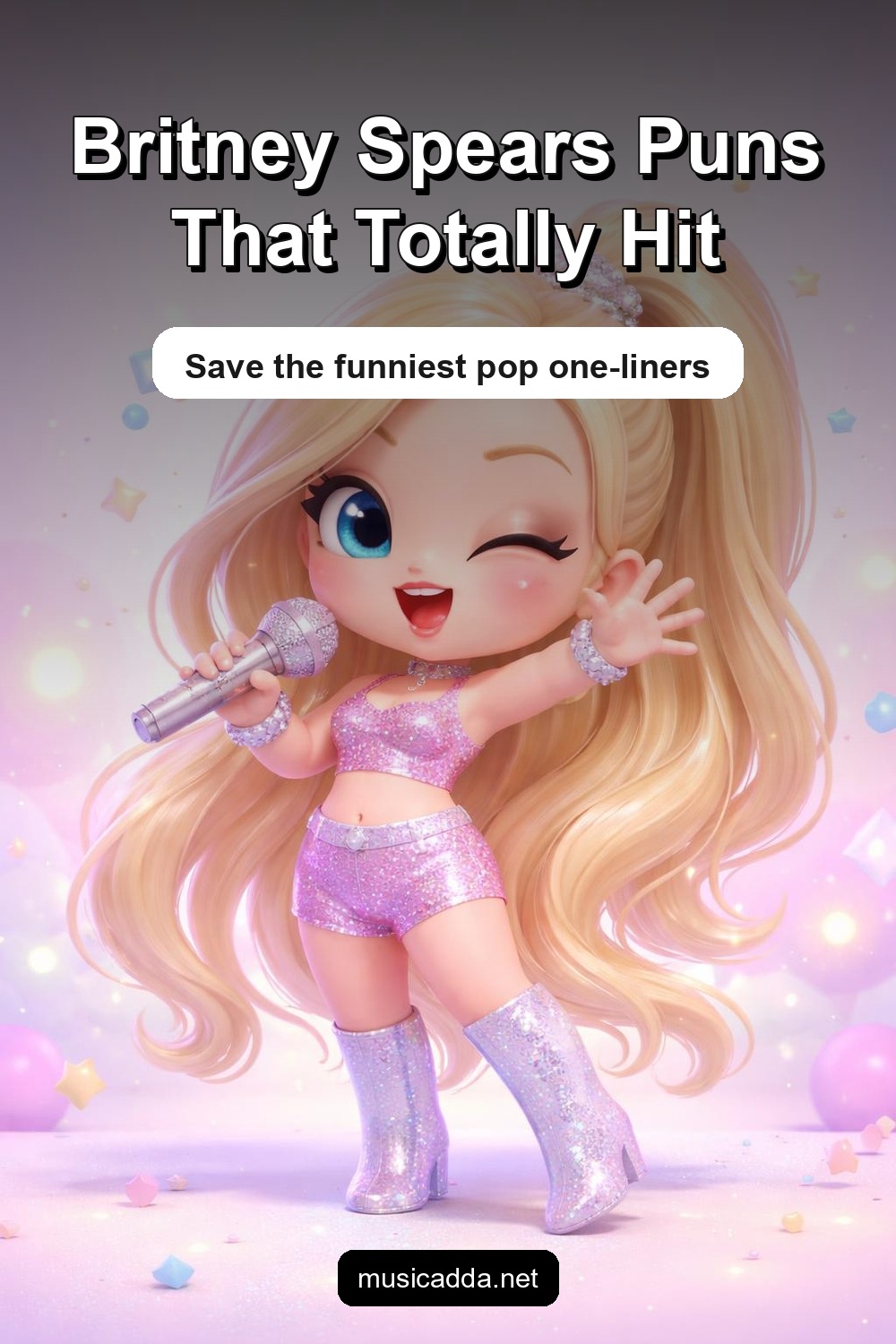 Pinterest image for 81 Britney Spears Puns That’ll Hit You Baby One More Time
