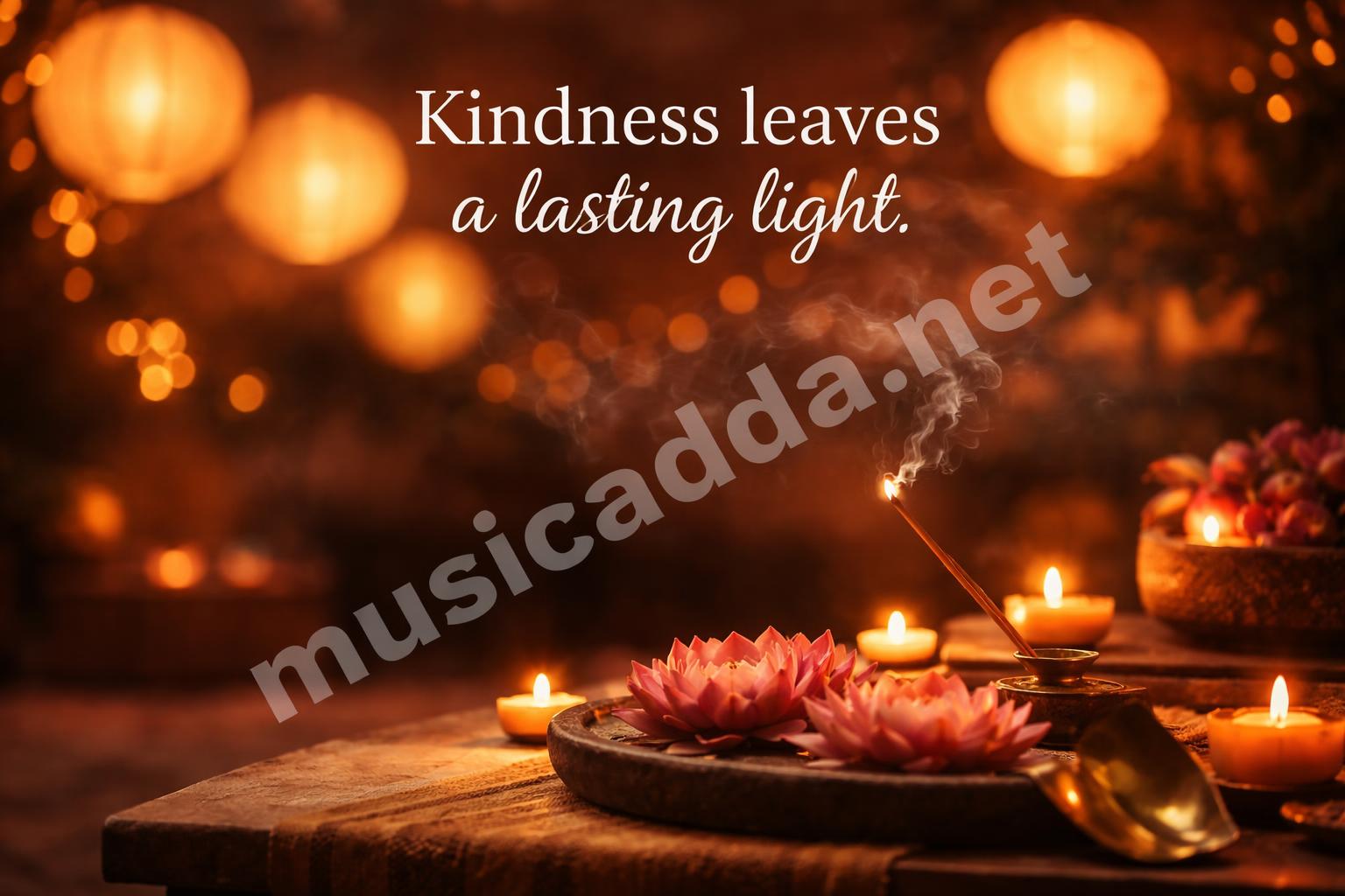 Buddha purnima lanterns lotus and incense