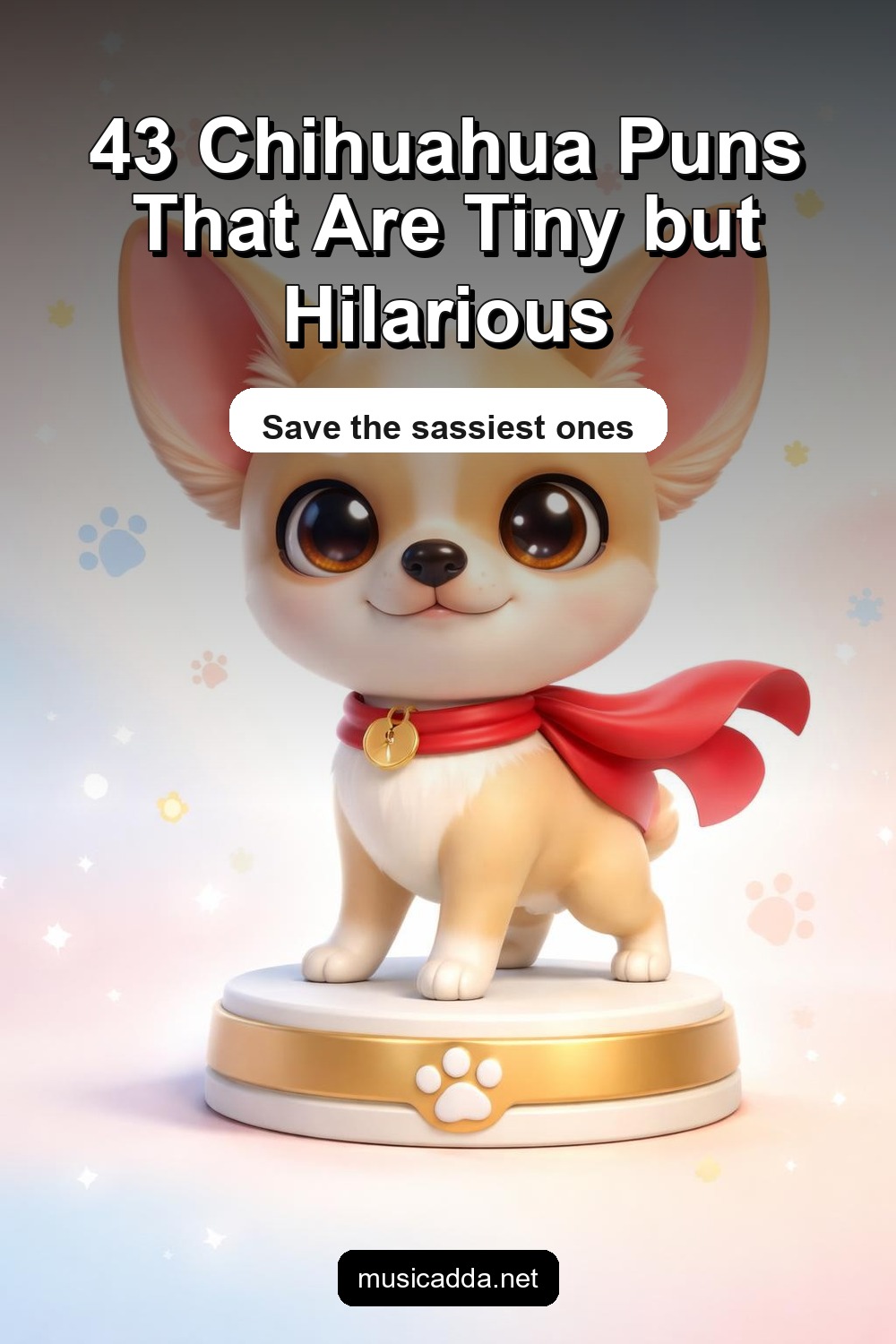 Pinterest image for 43 Chihuahua Puns That Pack a Huge Punch