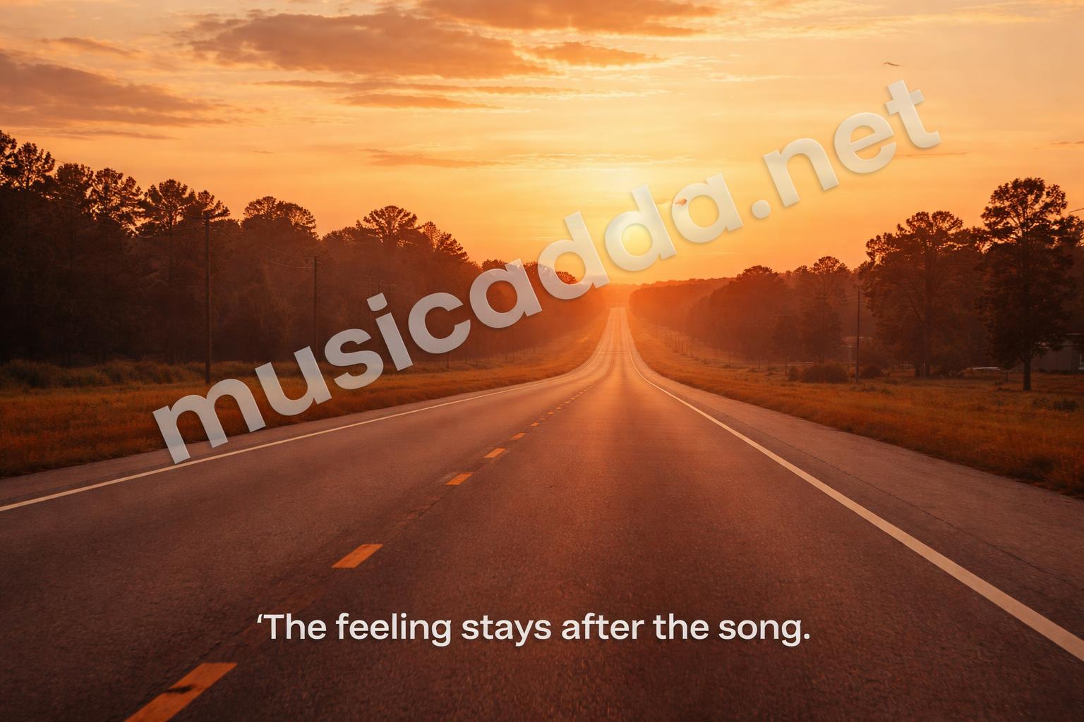 Country sunset road trip after song meaning