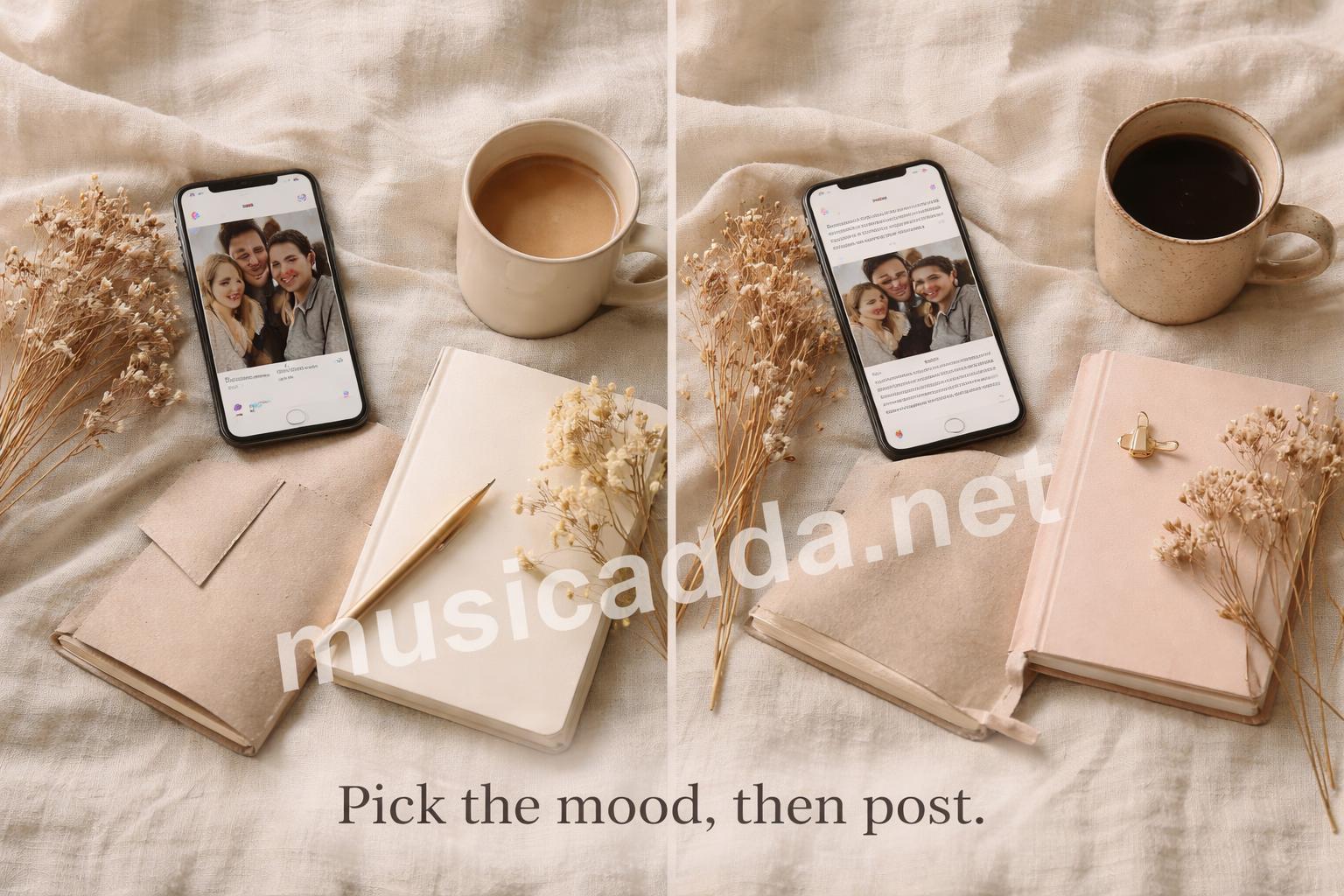 Couple caption vibe comparison aesthetic