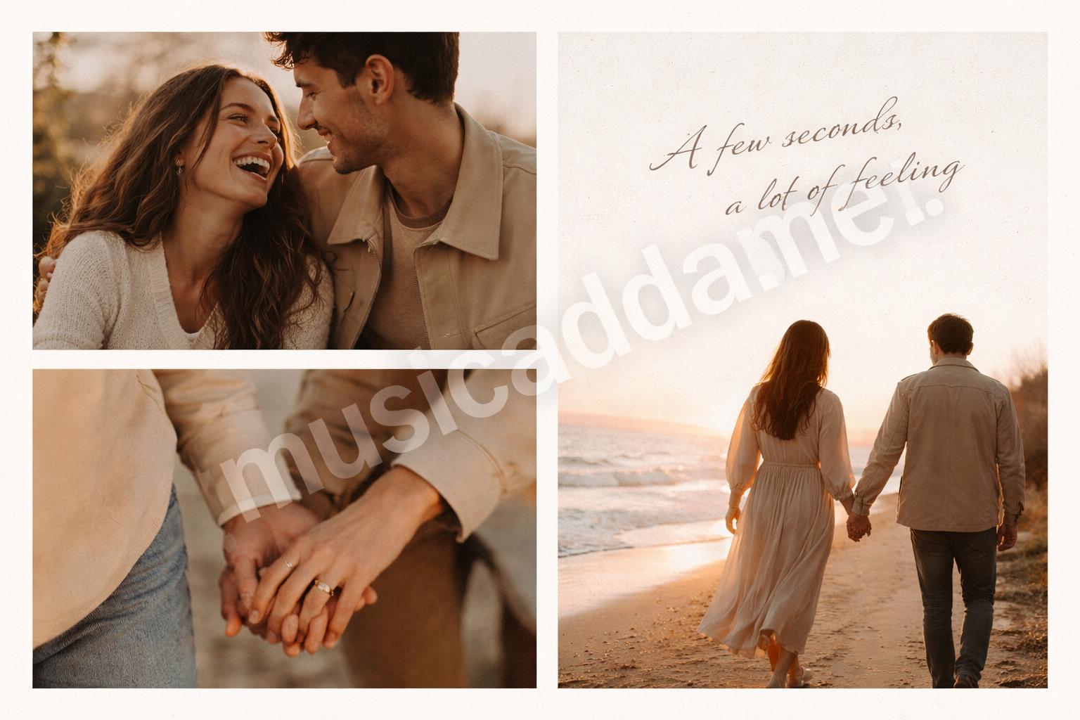 Couple carousel feed aesthetic