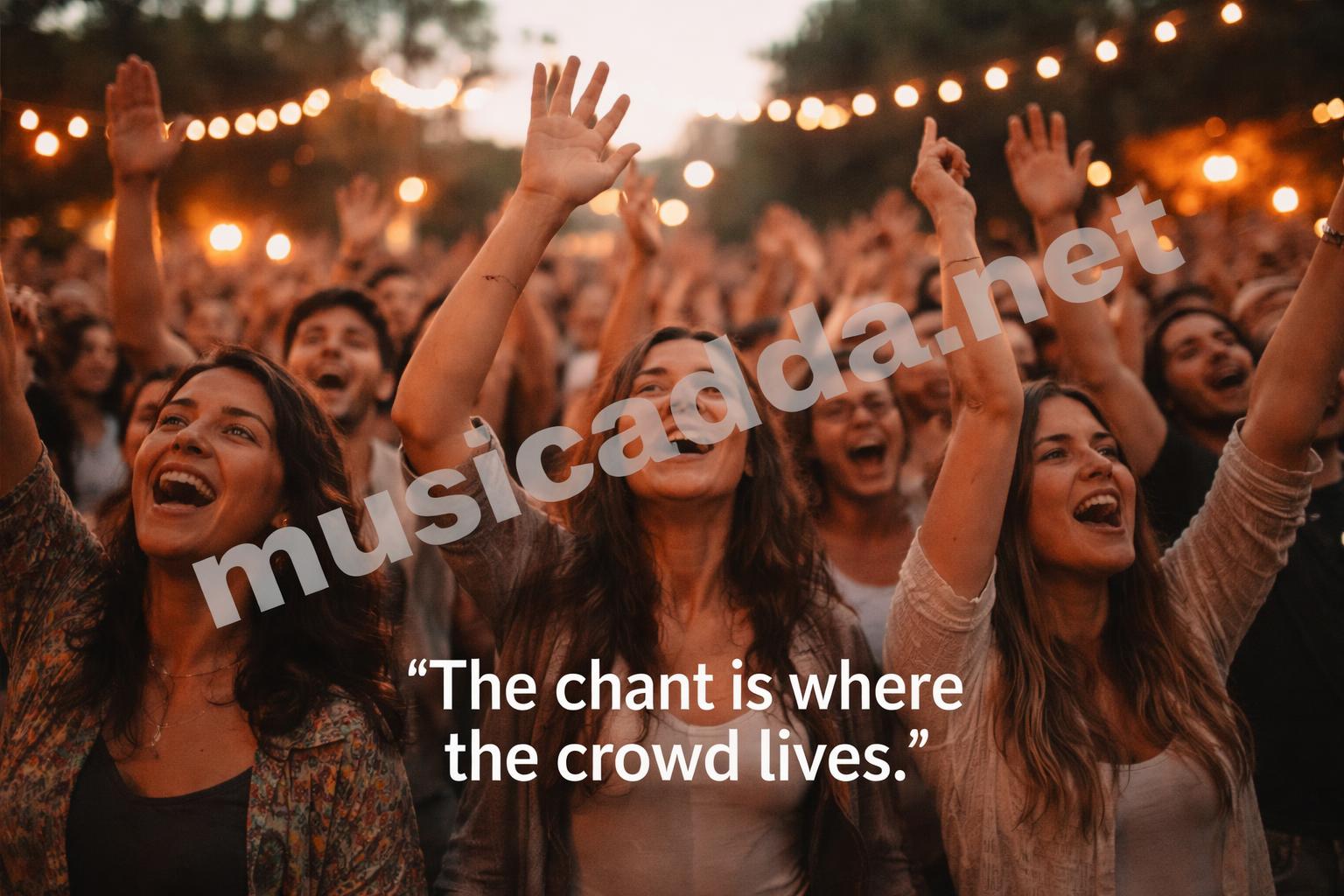 Crowd singing dixieland delight live concert