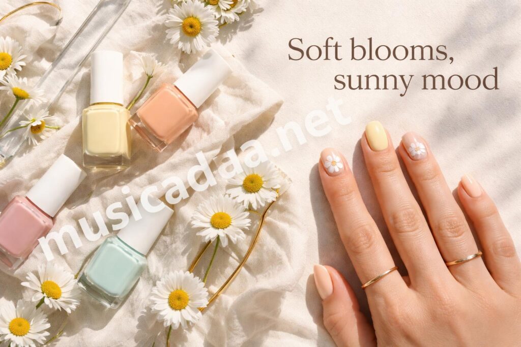 Daisy summer nails hero board