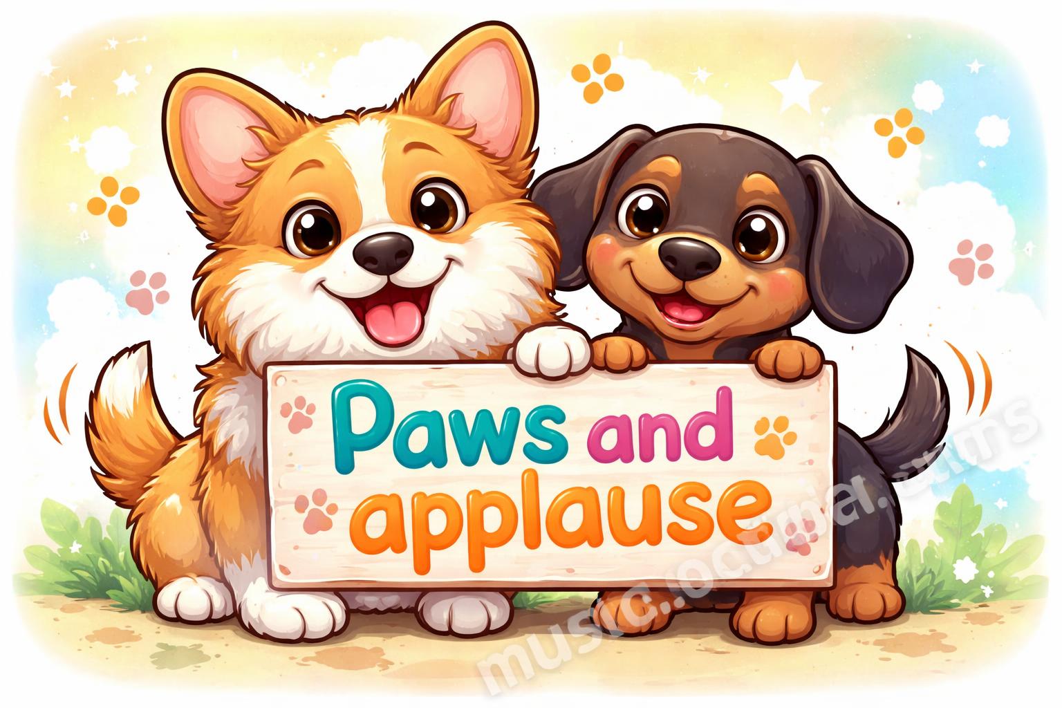 Dog pun card happy puppy sign