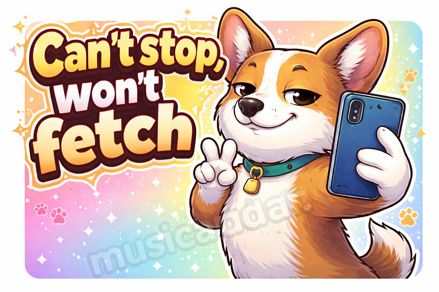 Dog puns for social captions
