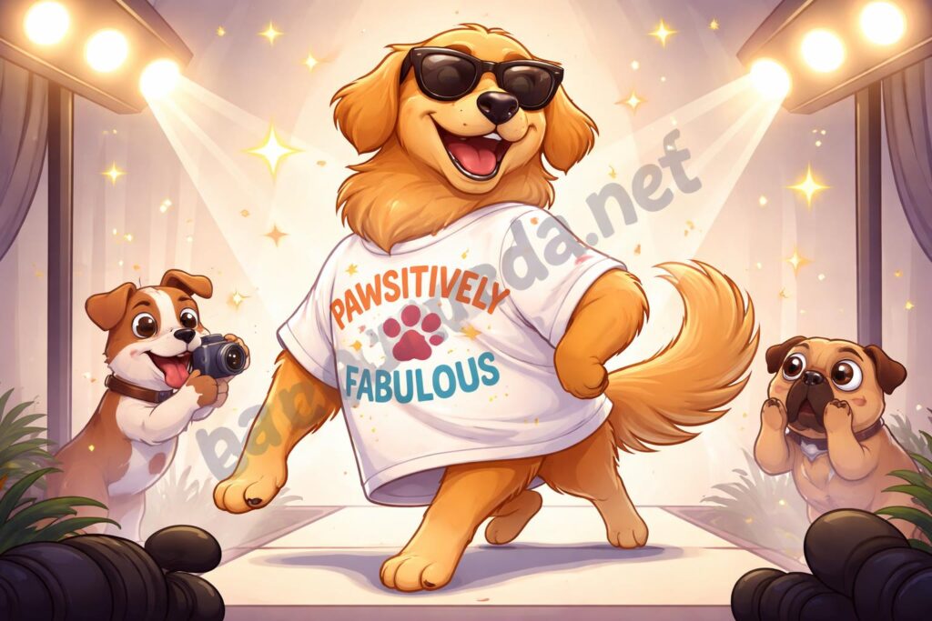 Dog puns tshirt hero cartoon