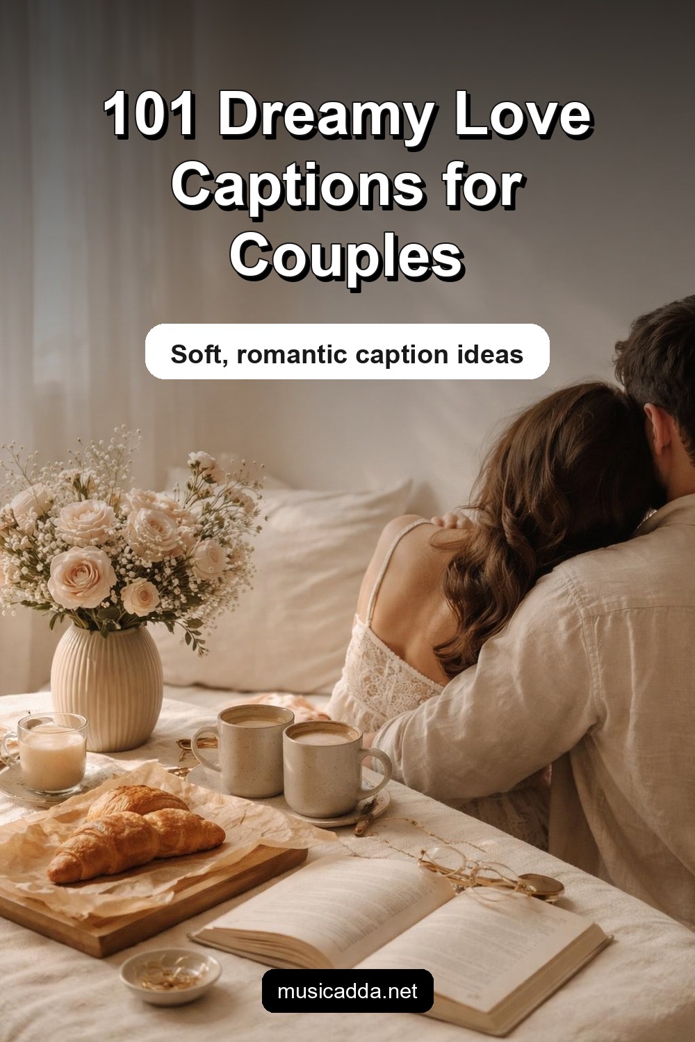Pinterest image for 101 Dreamy Love Captions for the Ultimate Pinterest Couple Aesthetic