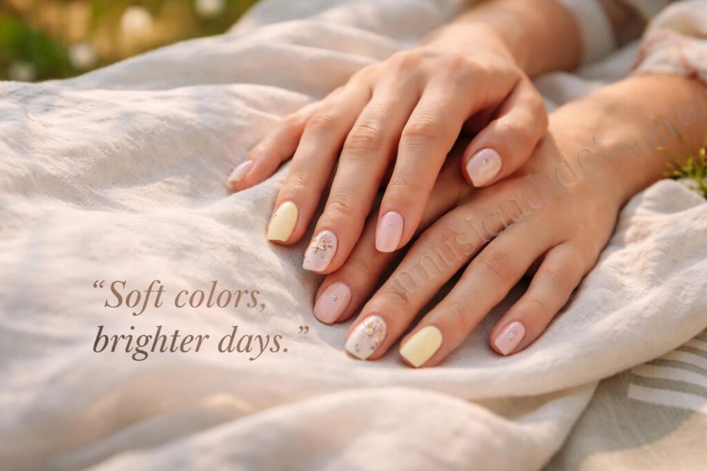 Dreamy summer nails inspo hero soft pastel manicure