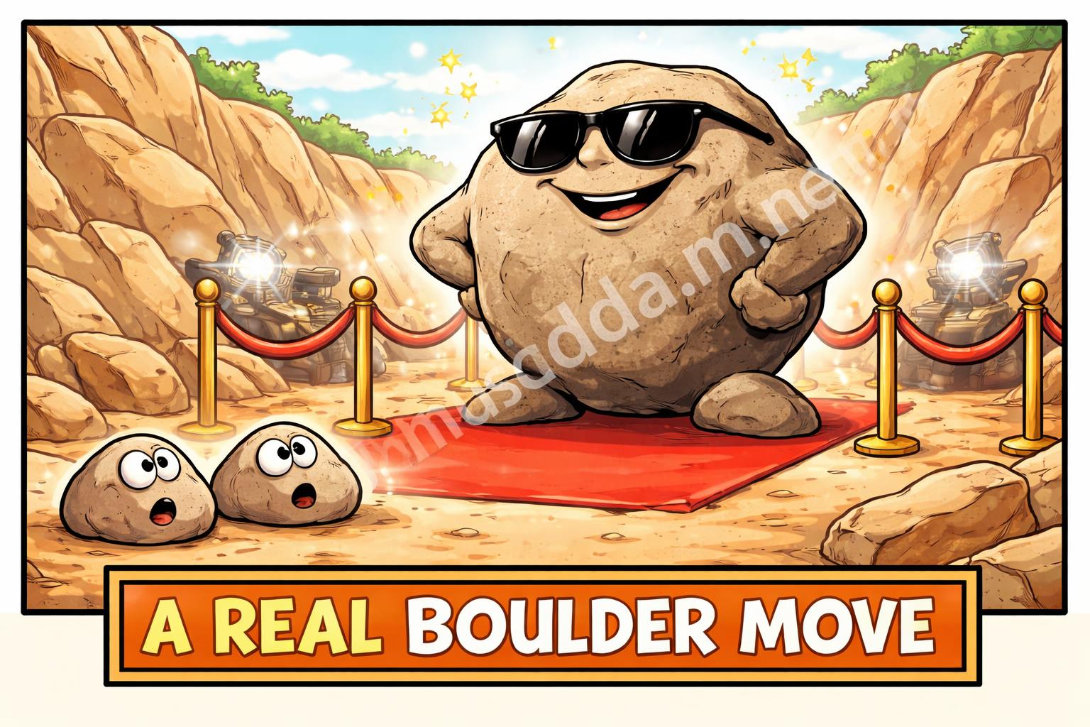 Dwayne johnson boulder comic panel